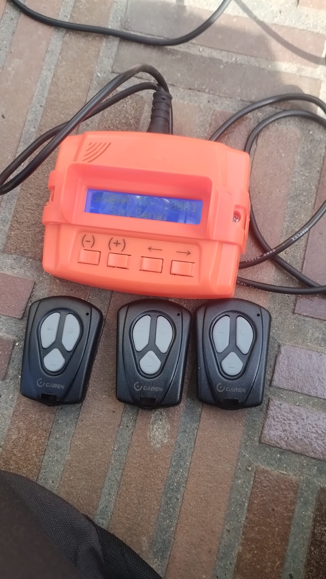 Controles remotos Garen y programador de portón